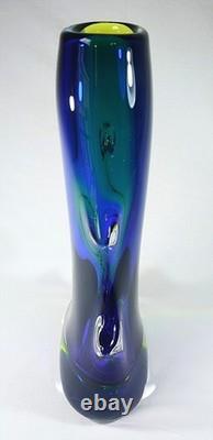 Signed Erika Höglund Maleras 4812 Liquid Vase Sweden Labeled & Mint Condition