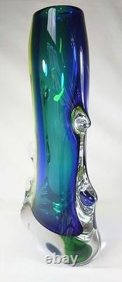 Signed Erika Höglund Maleras 4812 Liquid Vase Sweden Labeled & Mint Condition