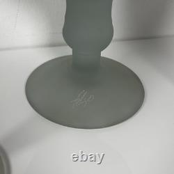 Signed Filip Ravert Romanian Romblast Vase Pitcher And Two Art Glass