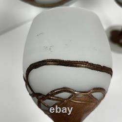 Signed Filip Ravert Romanian Romblast Vase Pitcher And Two Art Glass