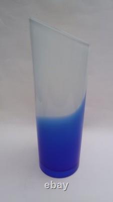 Signed Inkeri Toikka Nuutajärvi Finland XL Ella Pro Arte Series Art Glass Vase