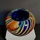 Signed Peter Layton Glassblowing Studio Glass Small Bowl / Vase