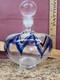 Signed Pulled Feather Art Glass Decanter (h L Feb 1980) Houtson Lamp 8.5
