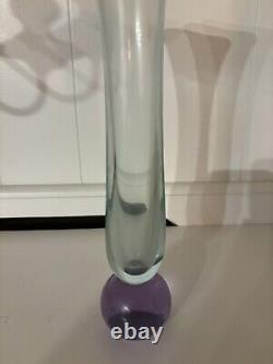 Signed Salvatore Polizzi Art Glass Vase