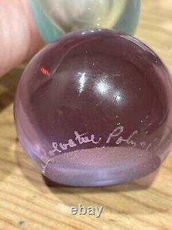 Signed Salvatore Polizzi Art Glass Vase