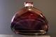 Signed Steve Lindars Studio Art Glass Bottle Vase Amethyst Purple Sculptural