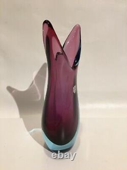Sommerso Vase Best Art Glass Foreign Japan Mid Century