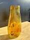 Spatter Glass Vase Art Glass Vase Hand Blown Vintage Glass Binc