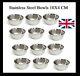 Stainless Steel Bowls Katori Stackable Metal Serving Bowl Snack Curry Pudding