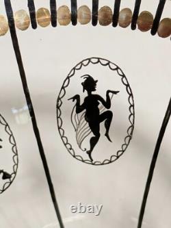 Steinschönau Schwarztot Bohemian Glass vase, Secessionist (Art Noveau)