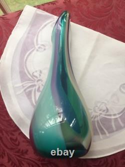 Stephen Rich Nelson Studio Art Glass Vase Pennsylvania artist