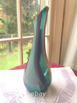 Stephen Rich Nelson Studio Art Glass Vase Pennsylvania artist