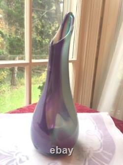 Stephen Rich Nelson Studio Art Glass Vase Pennsylvania artist