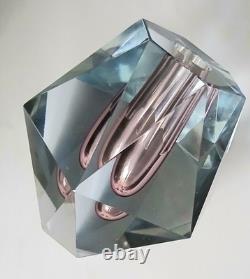 Stromberg Stromberghyttan Diamond Art Glass vase