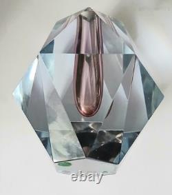 Stromberg Stromberghyttan Diamond Art Glass vase