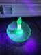 Stunning Rare Art Deco Superb Muller Schweig Uranium Centrepiece Plus Figurine