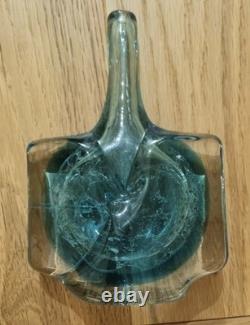 Stunning Rare Vintage Mdina Fish Vase Handblown Art Glass appox Hight 170mm