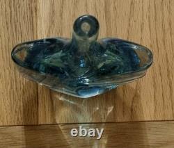 Stunning Rare Vintage Mdina Fish Vase Handblown Art Glass appox Hight 170mm