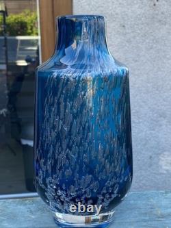 Stunning Schott Zwiesel Florida Blue Crystal Glass flower vase weighs 2.2 kgs