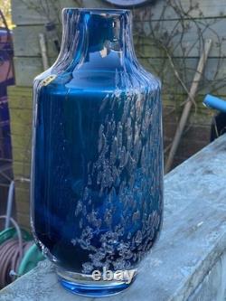 Stunning Schott Zwiesel Florida Blue Crystal Glass flower vase weighs 2.2 kgs