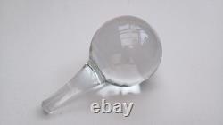 Superb British Studio Glass Facet Cut Diamond Perfume bottle Jane Charles Signed