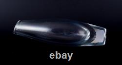 Sven Palmquist for Orrefors, Sweden. Tall and slim art glass vase in clear glass