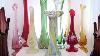 Swung Glass Vases Rossini Fenton Viking Norcrest Taiwan Italy Us Japan Art Glass
