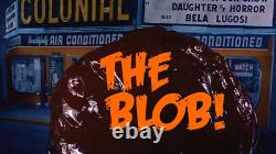 THE BLOB! Vtg blenko art glass vase 1958 1959 horror movie mcm wayne husted #597