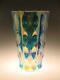Tall Vintage Art Glass Vase Iridescent Sklo Union Mid Century Modern Mcm Czech