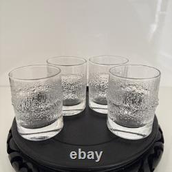 Tapio Wirkkala Vintage Niva Sherry Tumblers set x 4 Glasses Iittala Finland