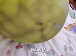 This Beautiful Item Is A Hand-blown Frosted Art Glass Vase by Tarnowiec Poland