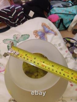 This Beautiful Item Is A Hand-blown Frosted Art Glass Vase by Tarnowiec Poland