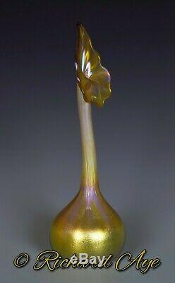 Tiffany Favrile Jack-in-pulpit Art Glass Vase Circa 1904