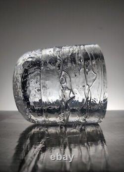 Timo Sarpaneva, Arkipelago series, art glass vase, Iittala Finland design