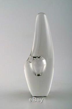 Timo Sarpaneva for Iittala, Orkidea art glass vase. Finland 1960s
