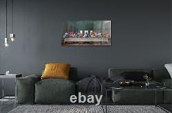 Tulup Glass Print 140x70 Wall Art Picture Art last supper