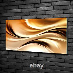 Tulup Glass Print Wall Art Image Picture 100x50cm Abstract waves
