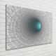Tulup Glass Print Wall Art Image Picture 100x70cm 3d Tunnel