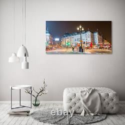 Tulup Glass Print Wall Art Image Picture 120x60cm London by night