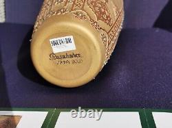 Turkish Pasabahce Gold Art Glass Vase Signed & Numbered 1790/2000