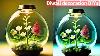 Unbelievable Glass Vase With Flowers U0026 Lights Best Out Of Waste Diwali Decoration Diys