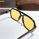 Unisex Sunglasses T0m F0r Tf884 Black Frame Yellow Lens Night Vision Effect