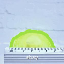 Uranium Glass Vase Art Deco Uranium Yellow Glass Art Glass Vase