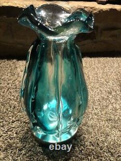 Uttermost Gabriela Art Glass Vases, Set of 2 20146 Teal