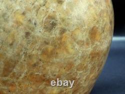 VASART GLASS Scottish Mid 20th Century Gold Aventurine LARGE GLASS VASE