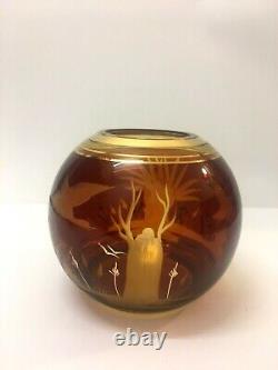 Vase glass by Egermann (Czechoslovakia)