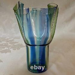 Venini Murano Kukinto 10 Art Glass Vase / Timo Sarpaneva 1996 Signed & dated