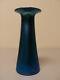 Victor Durand #1713 Blue Iridescent Art Glass 7 Cabinet Vase, Signed