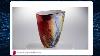 Vida Custom Award Art Glass Vase