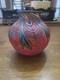 Vintage 1997 Daniel Lotton Art Glass Iridescent Cypriot Vase